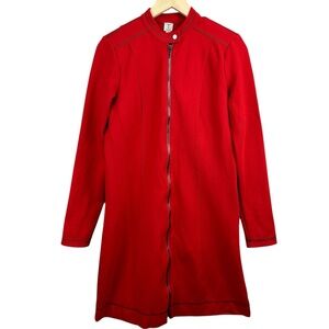 Tristan Red Full Zip Jacket Size Medium